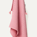 Waffle Pembe %100 Organik Pamuk Bebek Pike 90 x 120 cm