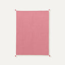 Waffle Pembe %100 Organik Pamuk Bebek Pike 90 x 120 cm