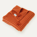Waffle Turuncu %100 Organik Pamuk Bebek Pike 90 x 120 cm
