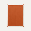 Waffle Turuncu %100 Organik Pamuk Bebek Pike 90 x 120 cm