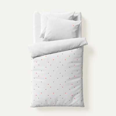 Cool Fox 100% Organic Cotton Satin Embroidered Baby Bedding Set