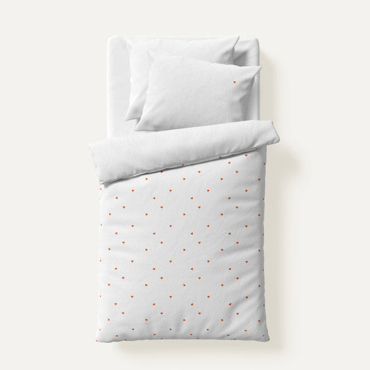 Cool Fox 100% Organic Cotton Satin Embroidered Baby Bedding Set