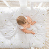Happy Bee 100% Organic Cotton Satin Embroidered Baby Bedding Set