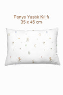 Circus %100 Organik Pamuk Bebek Yastık Kılıfı 35 x 45cm
