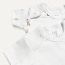 Circus %100 Organik Pamuk 2'li Kısa Kollu Bebek Body Seti