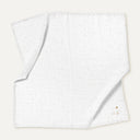 Feather 100% Organic Cotton Embroidered Muslin Blanket Set 90 x 90 cm