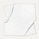 Feather 100% Organic Cotton Embroidered Muslin Blanket Set 90 x 90 cm