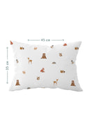 Forest Amigos 100% Organic Cotton Baby Pillowcase 35 x 45 cm