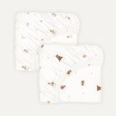 %100 Organik Pamuk Lastikli Bebek Çarşafı 2 Adet - 40 x 70 cm