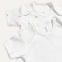 Loulou %100 Organik Pamuk 2'li Kısa Kollu Bebek Body Seti