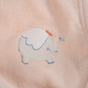 Oli Nakışlı %100 Organik Pamuk Kadife  Bebek&Çocuk Bornozu